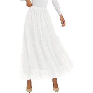 Tulle Skirts for Women White
